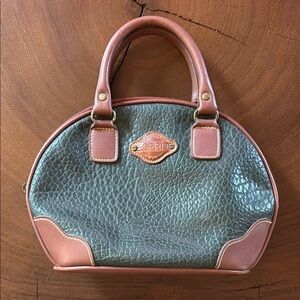 Vintage Esprit Leather Hunter Green Handbag
